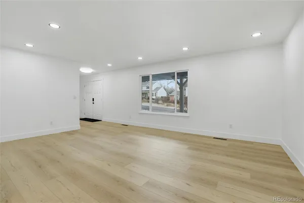 a view of empty room