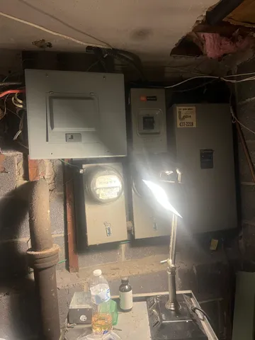 a view of water heater room