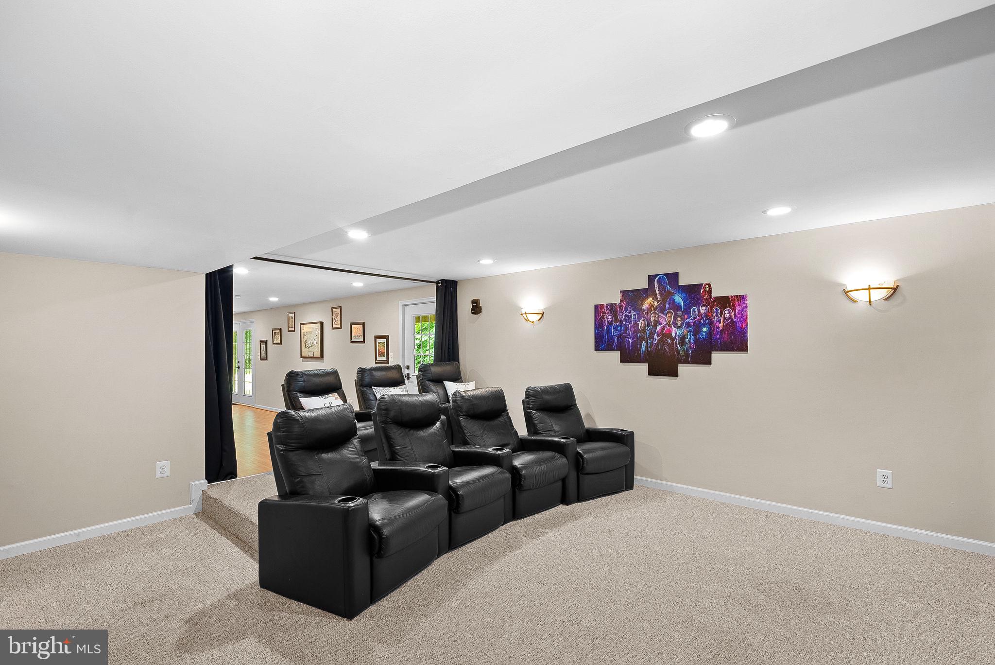 7214 Calamo Street Springfield, VA 22150 - Photo 64 of 77 Home theater area