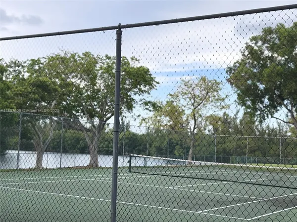 a view of a tennis court