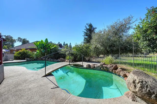 a view of a porch with furniture