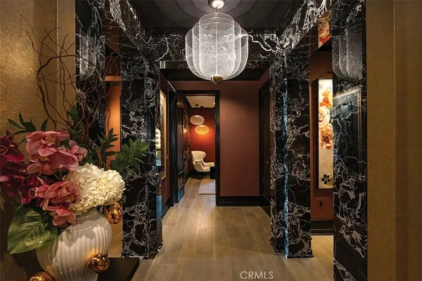 a view of a entryway of the house