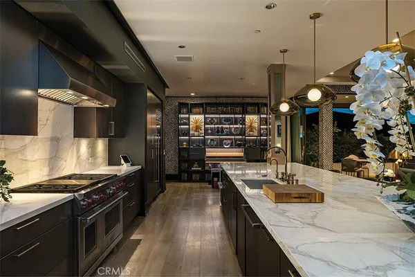 a close view of water heater room