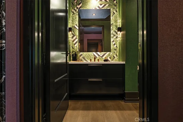 a view of balcony with furniture