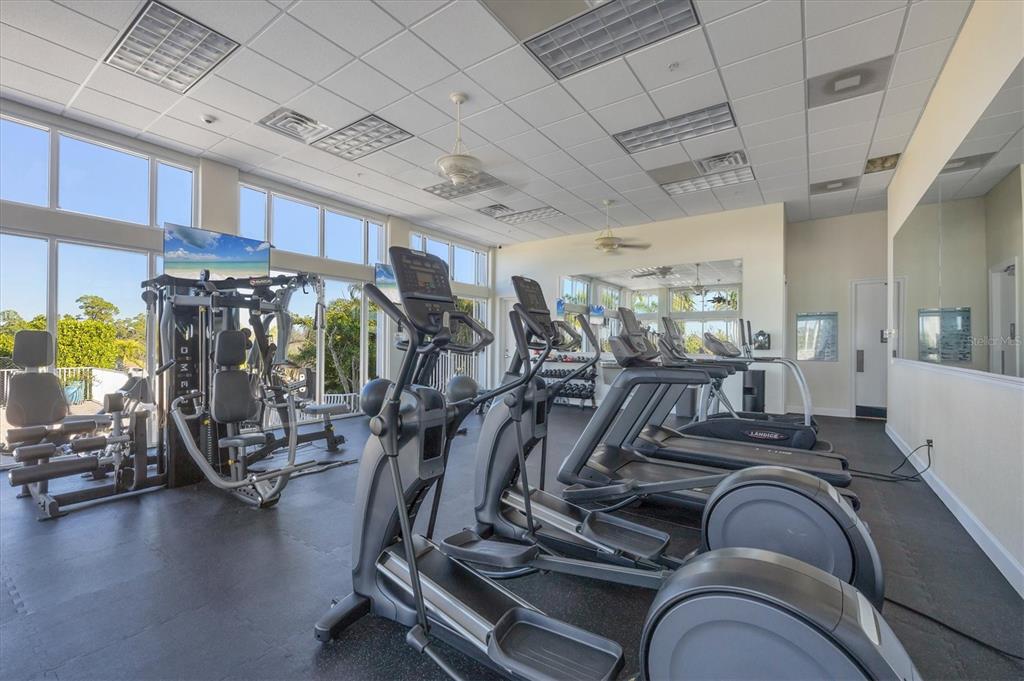 8407 Placida Road, Unit 307 Placida, FL 33946 - Photo 43 of 50 a view of a room with gym equipment