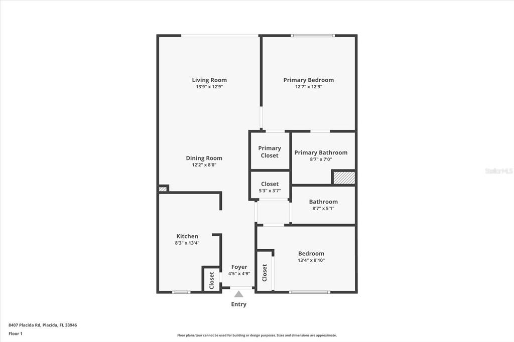 8407 Placida Road, Unit 307 Placida, FL 33946 - Photo 50 of 50 a picture of a floor plan