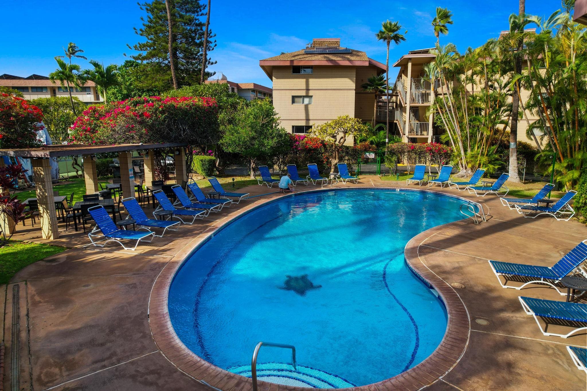 2619 South Kihei Road, Unit A305 Kihei, HI 96753 - Photo 39 of 44 a view of a swimming pool with sitting area