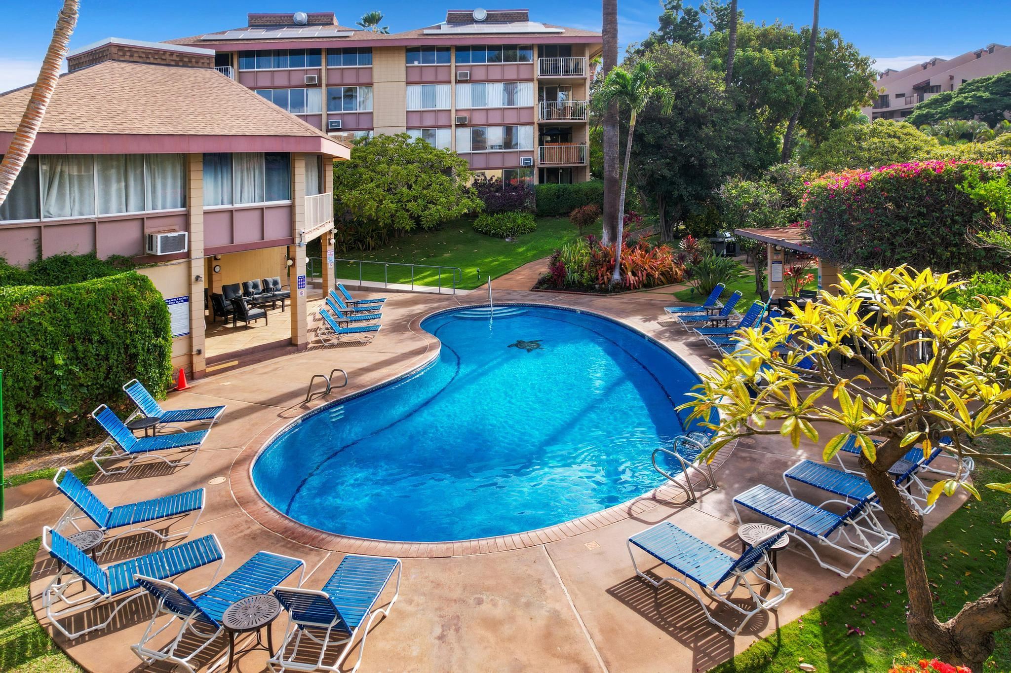 2619 South Kihei Road, Unit A305 Kihei, HI 96753 - Photo 40 of 44 a view of a swimming pool with sitting area