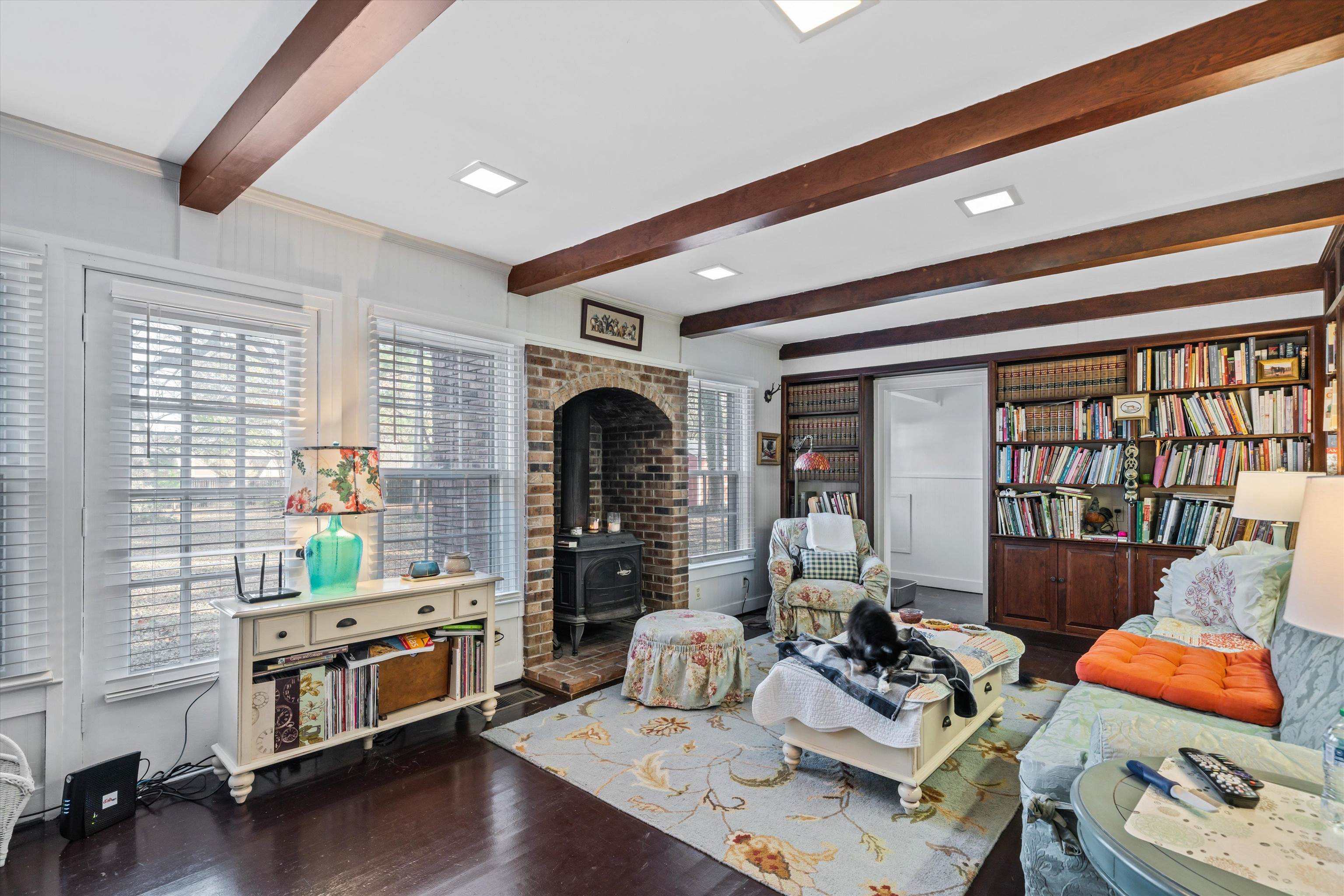 4375 Old Forest Road Memphis, TN 38125 - Photo 7 of 21 a living room with furniture and a fireplace