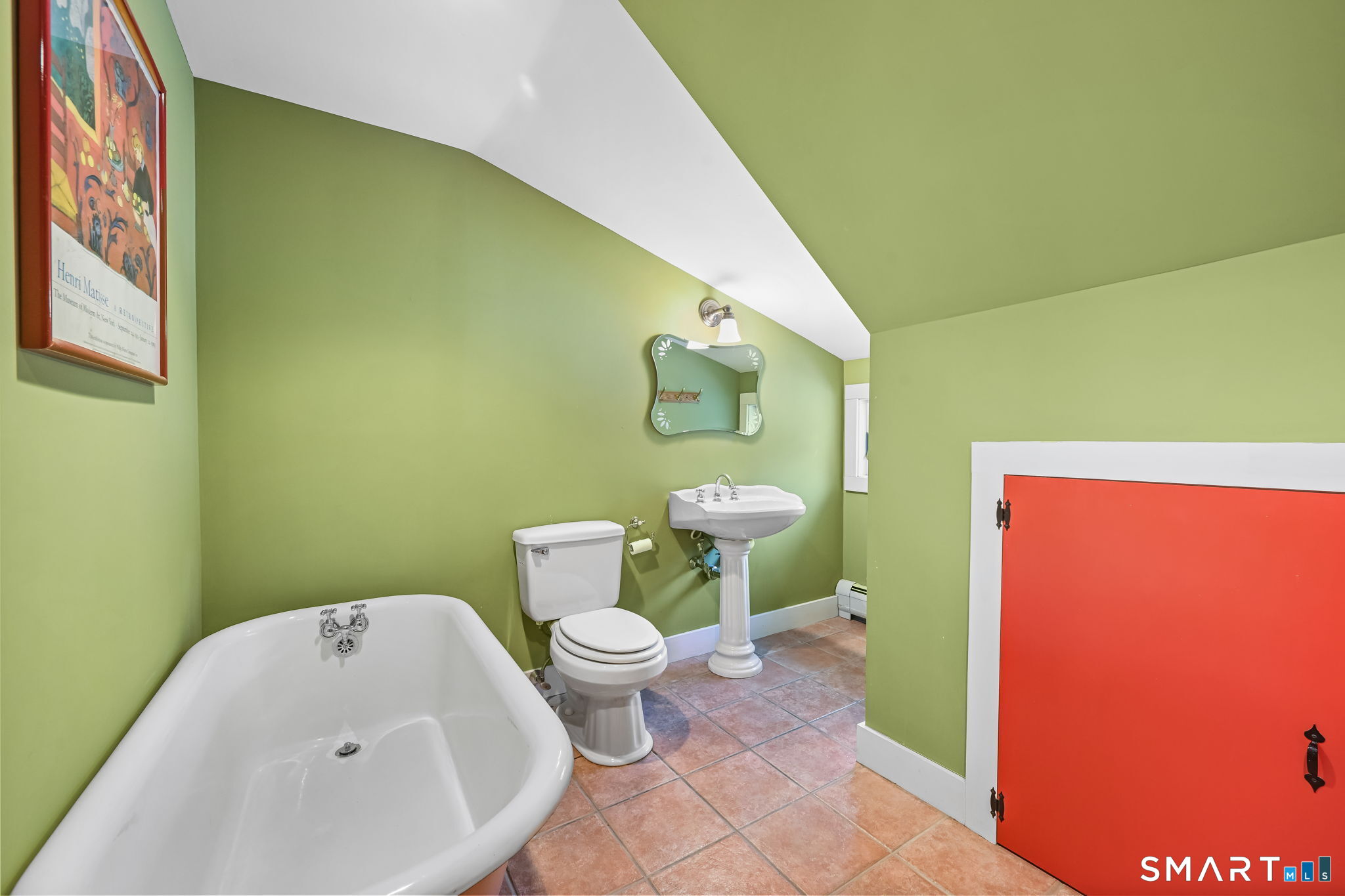 32 Catalpa Road Wilton, CT 06897 - Photo 27 of 36 a bathroom with a toilet and a sink