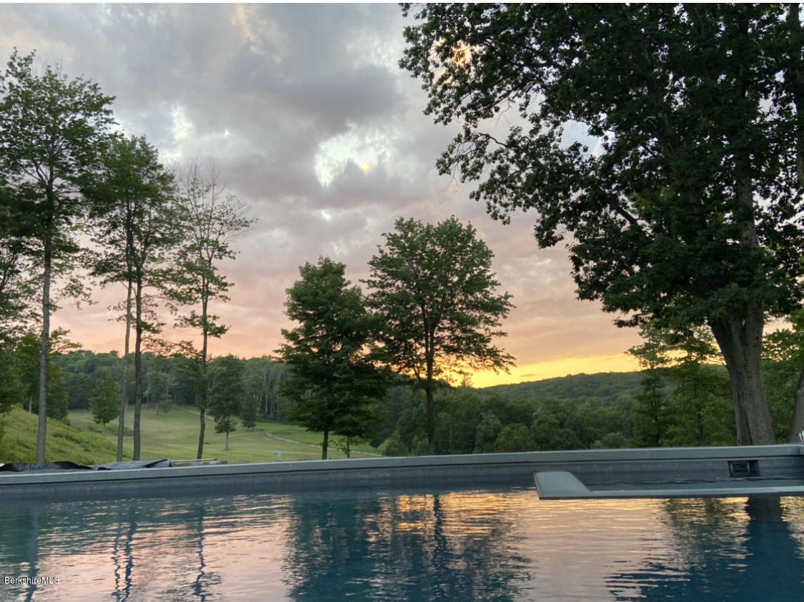 34 Oxbow Road Egremont, MA 01230 - Photo 4 of 32 Pool at Sunset