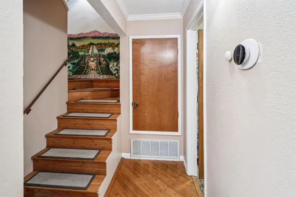 a room with furniture and a window