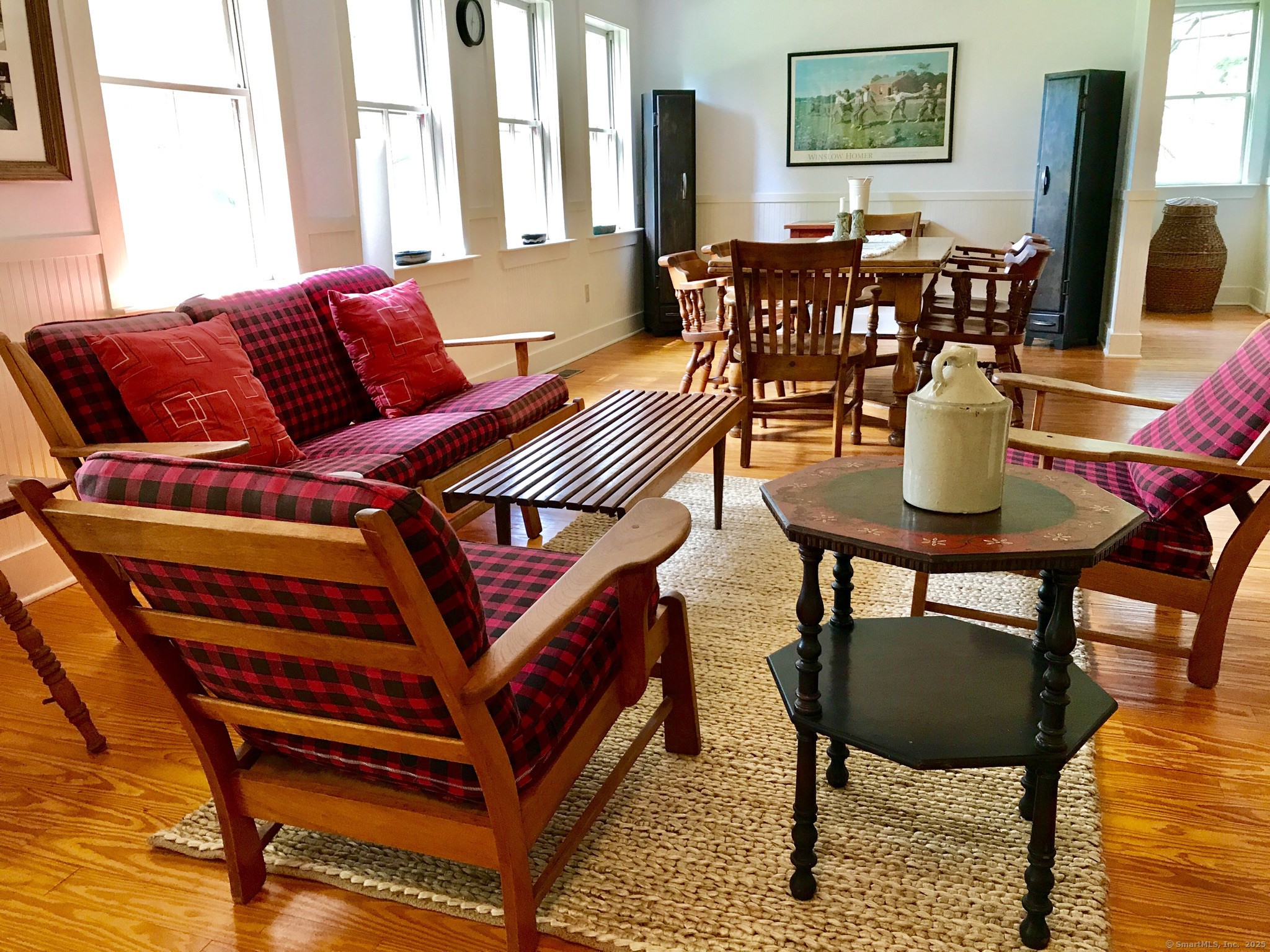 308 Twin Lakes Road Salisbury, CT 06068 - Photo 4 of 20 a living room with furniture a wooden floor and next to a window