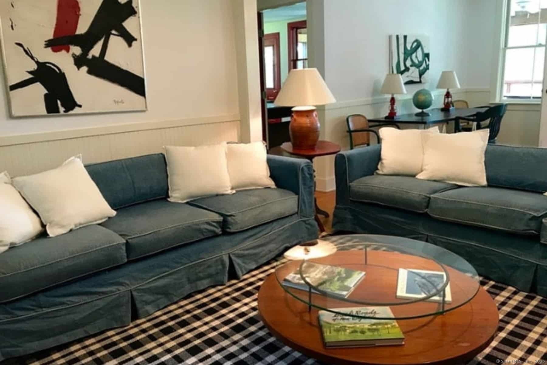 308 Twin Lakes Road Salisbury, CT 06068 - Photo 7 of 20 a living room with furniture and a lamp