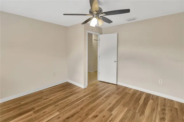 wooden floor in an empty room