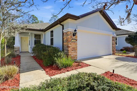 a front view of house with yard