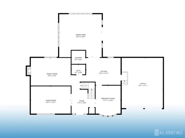 a picture of a floor plan