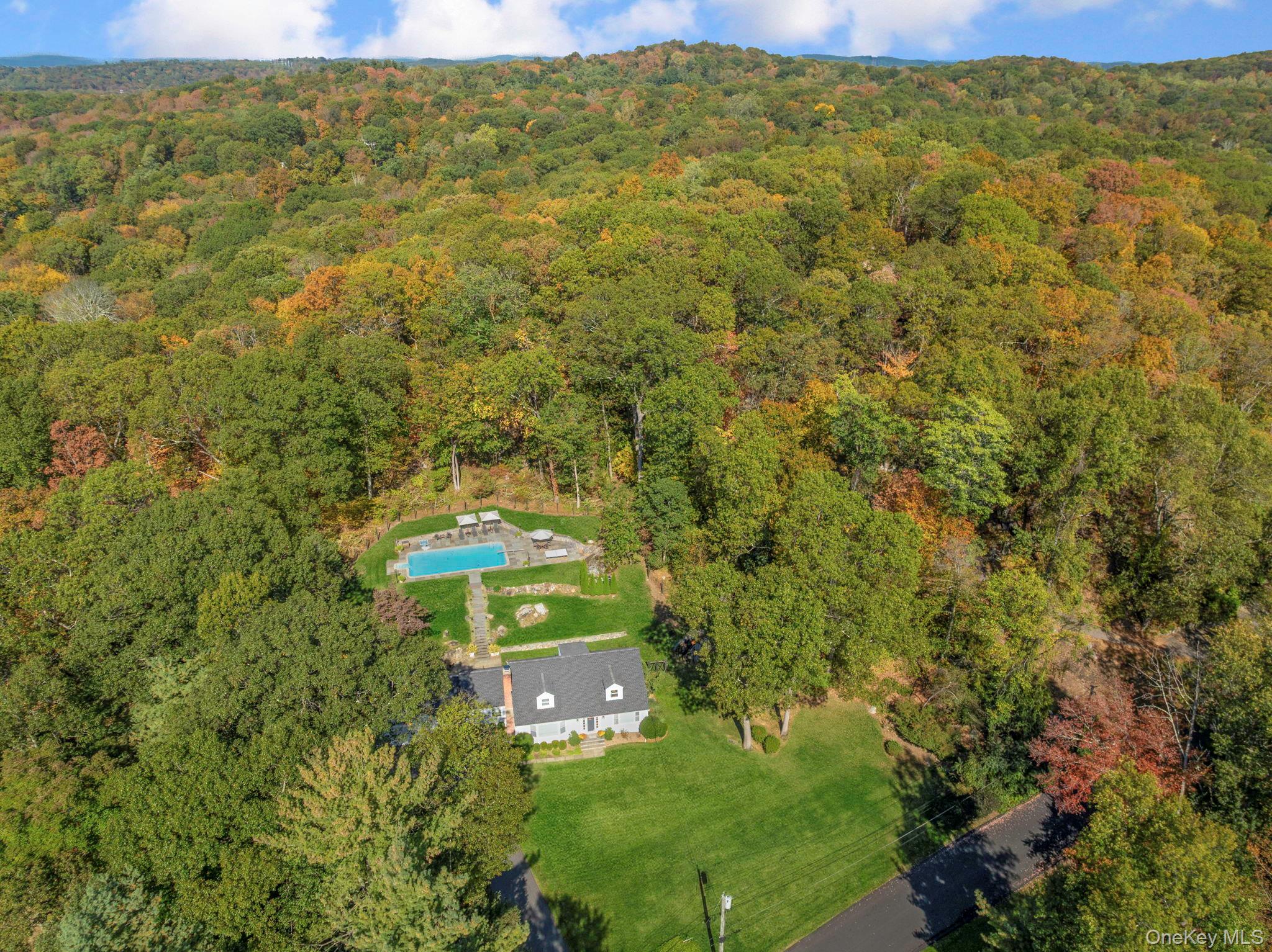 36 Pond Hill Road Chappaqua, NY 10514 - Photo 2 of 32 a view of a big yard with large trees
