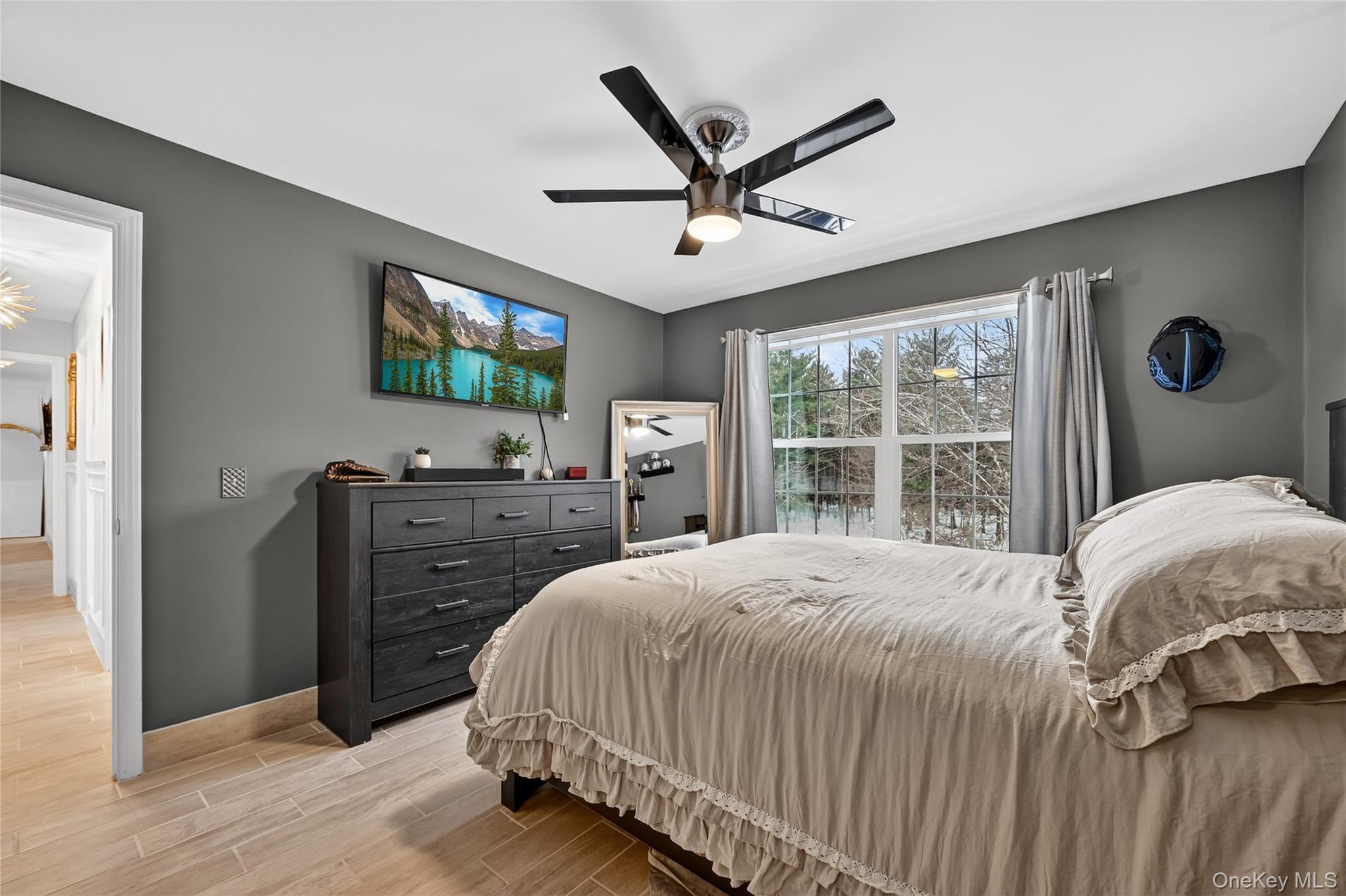 16 Kukas Road Monticello, NY 12701 - Photo 39 of 50 a bedroom with a bed and a flat screen tv