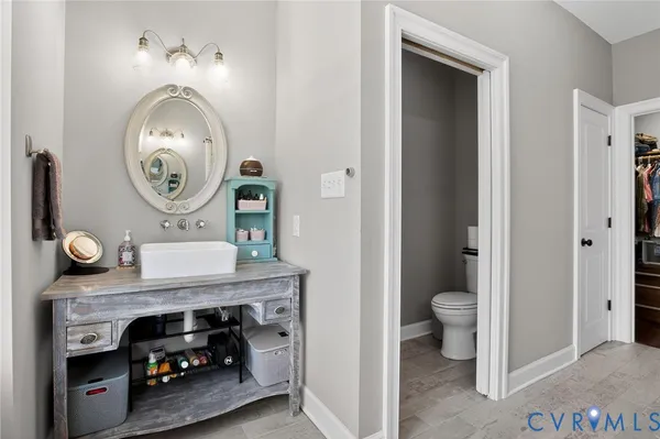 a view of dining room with wooden furniture