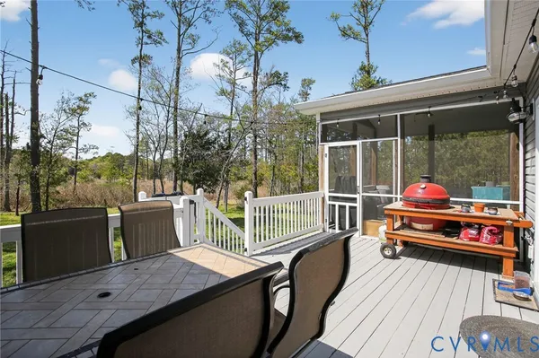 a outdoor view with a sitting space