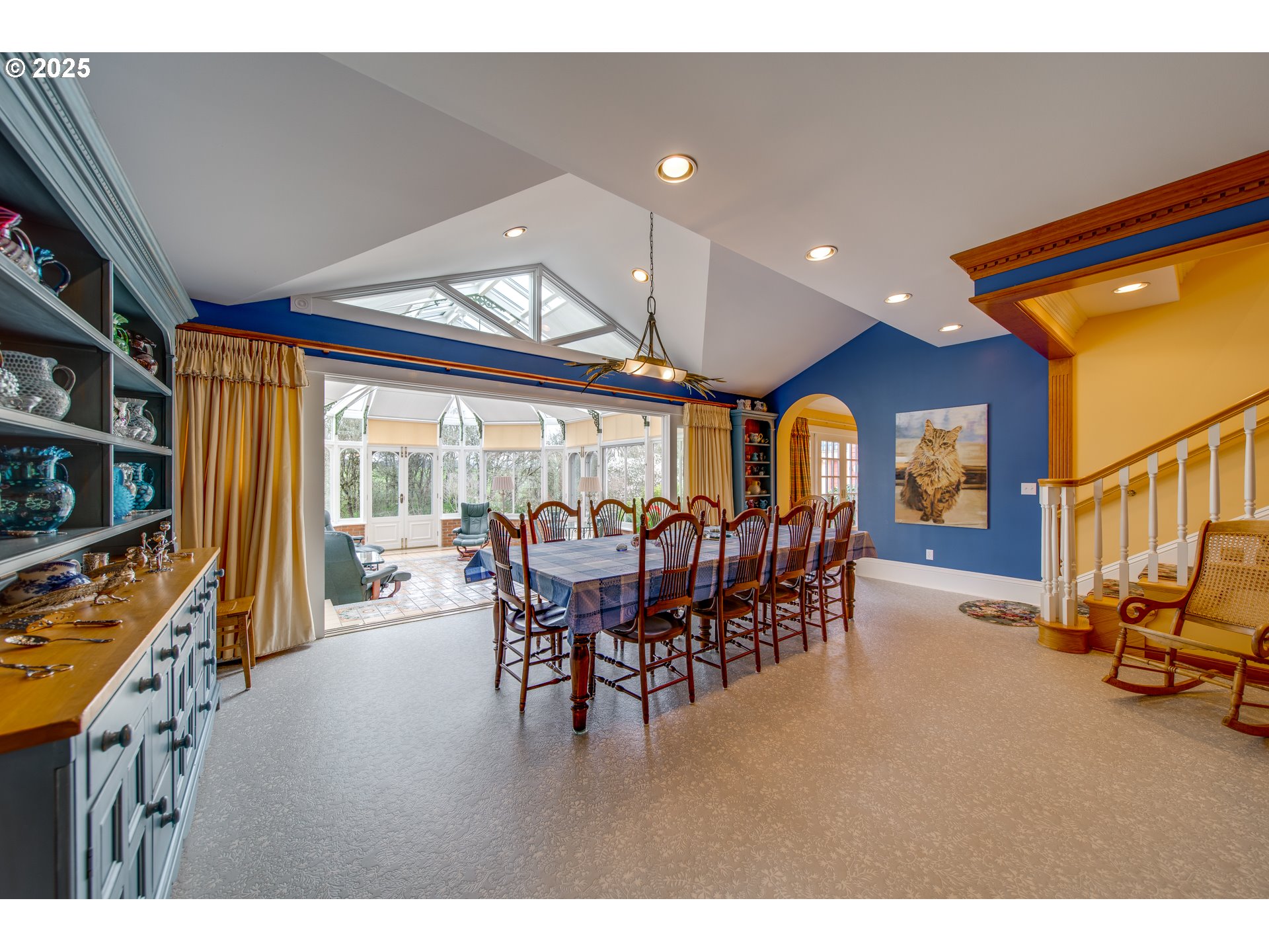 11120 McCann Road Amity, OR 97101 - Photo 12 of 48 a dining room with furniture water view and a large window