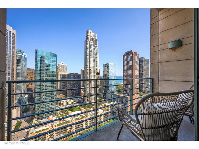 a view of city from balcony