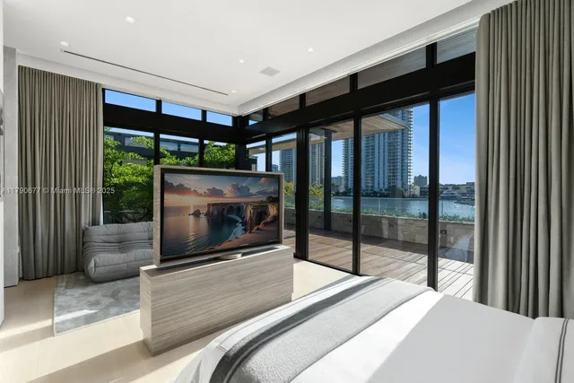 a view of swimming pool from a lounge chair