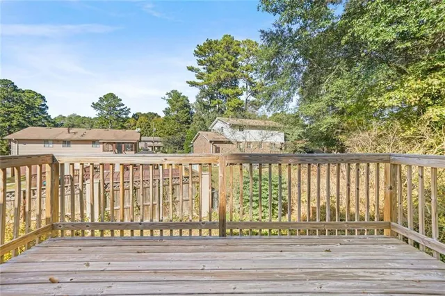 a view of a street from a balcony