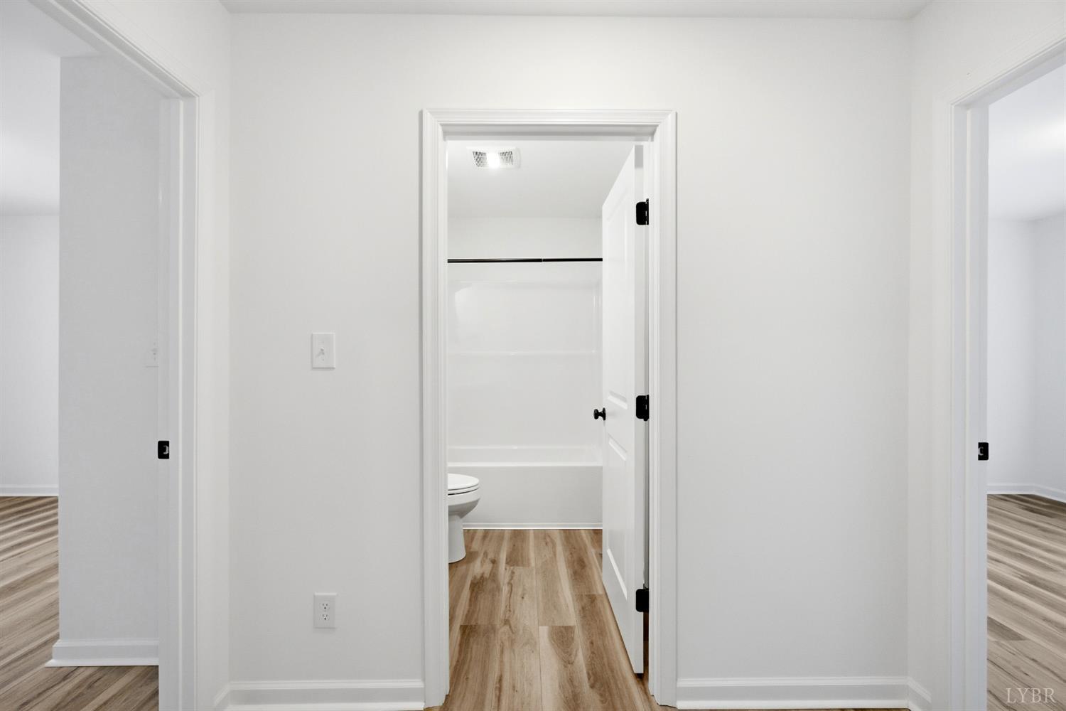 2541 Mitchell Mill Road Gladys, VA 24554 - Photo 21 of 41 a view of hallway with wooden floor