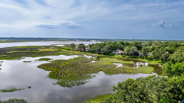 a view of a patio with chairs and plants