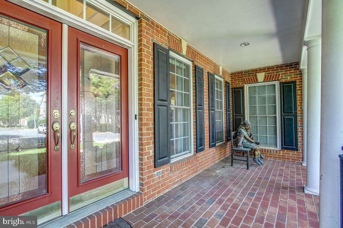 6 Glen Eagles Court Silver Spring, MD 20906 - Photo 2 of 47 Elevated Front Porch with Double Beveled Doors
