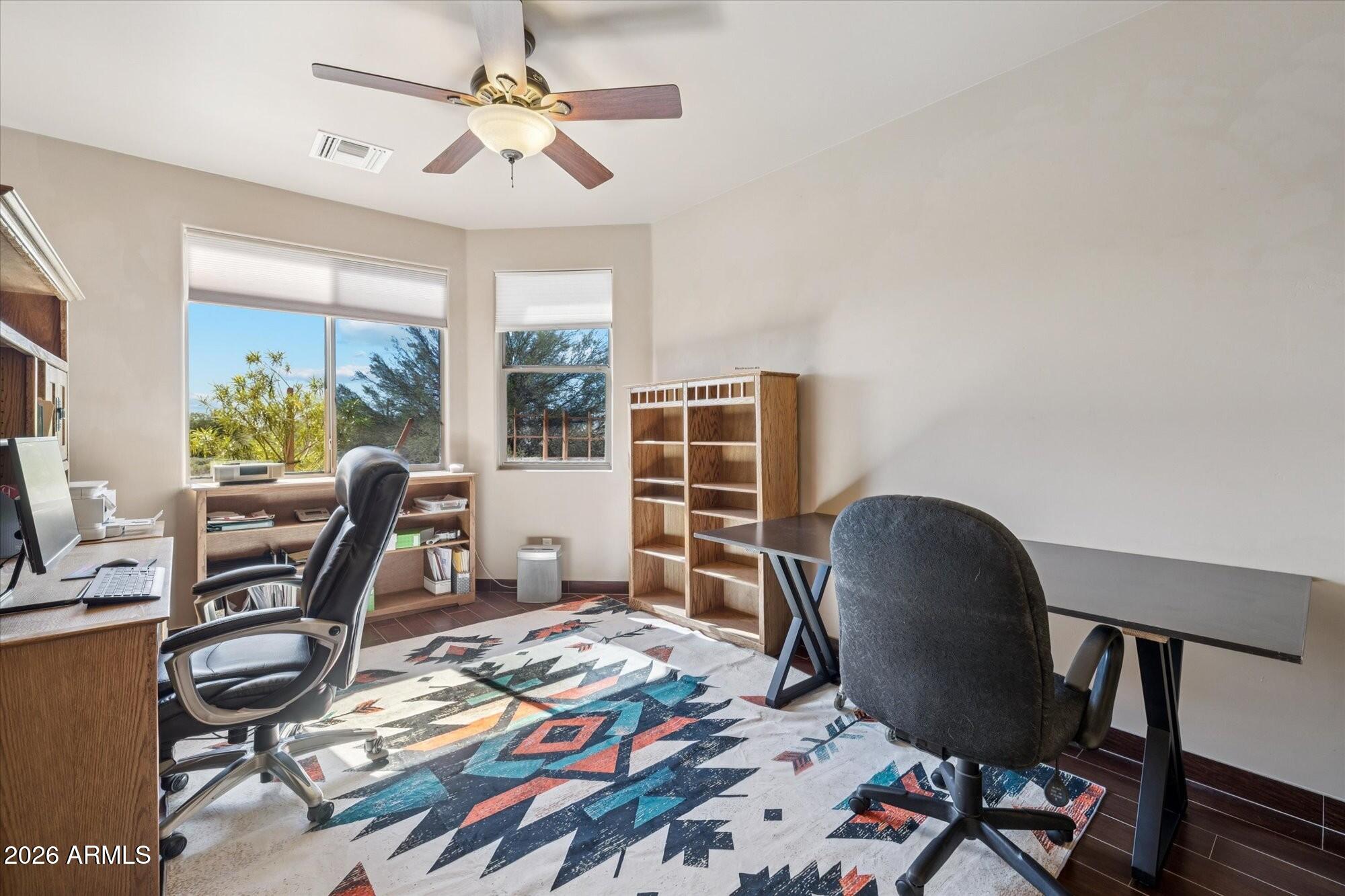 30012 North 170th Street Rio Verde, AZ 85263 - Photo 20 of 32 a view of a workspace with furniture and a window