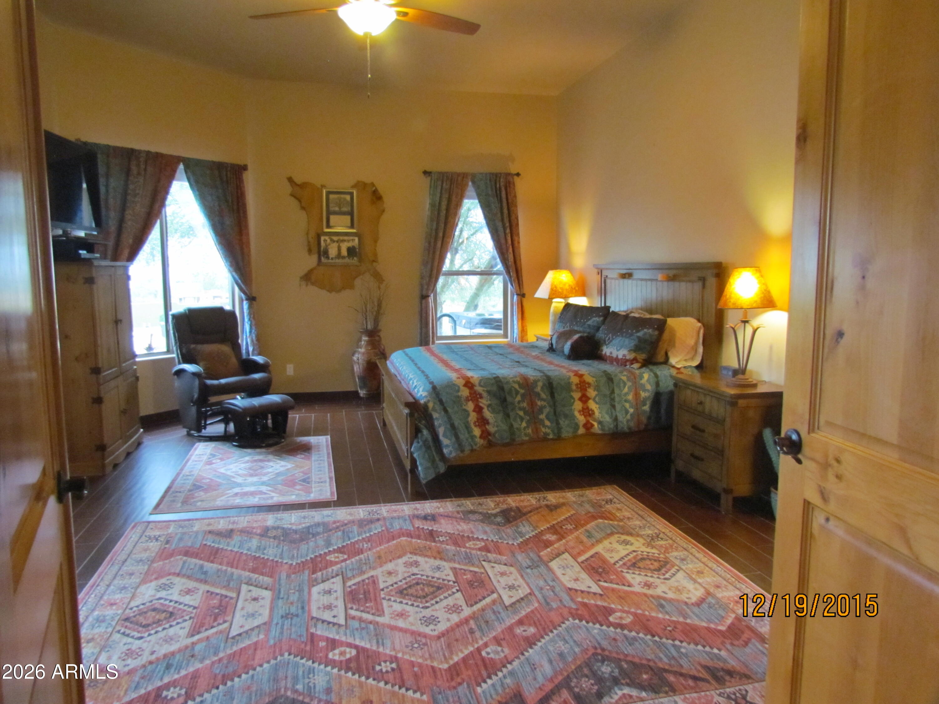 30012 North 170th Street Rio Verde, AZ 85263 - Photo 8 of 32 a bedroom with double bed and a large window