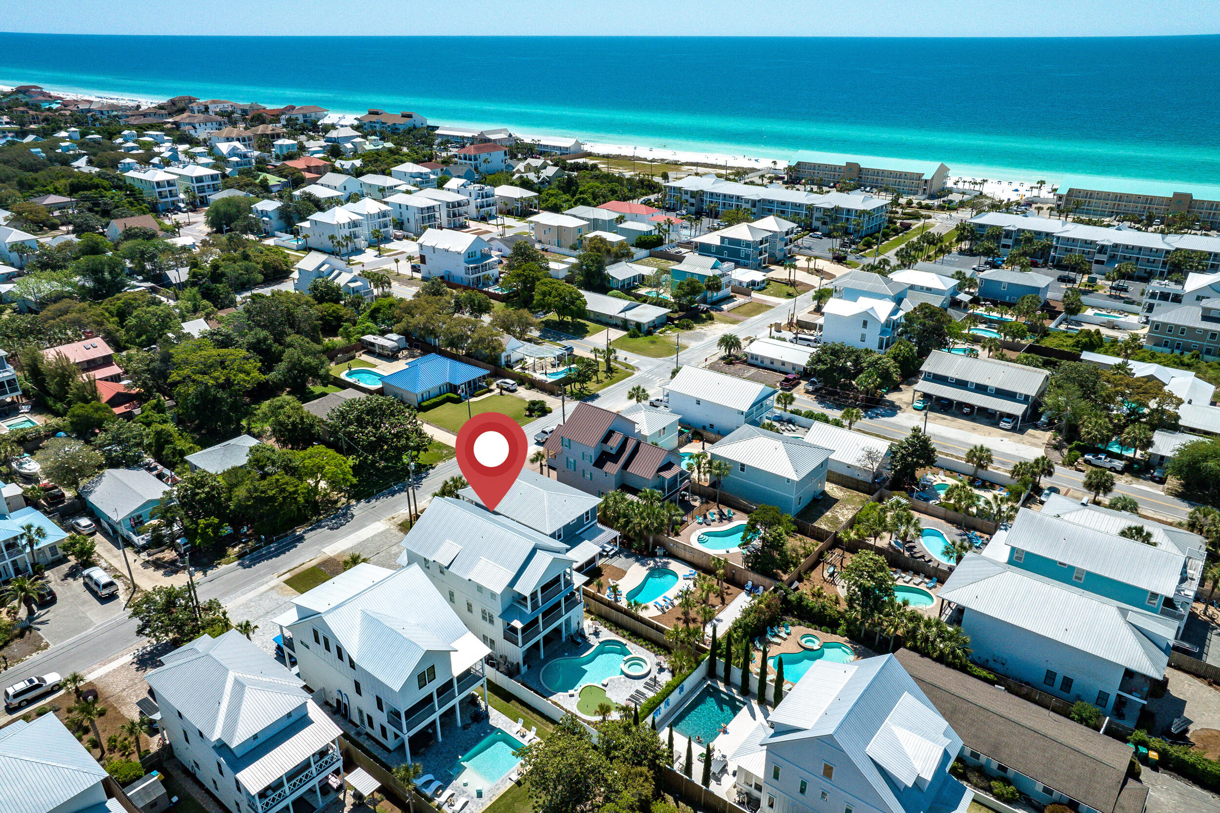 88 Pompano Street Destin, FL 32541 - Photo 101 of 109 an aerial view of multiple house