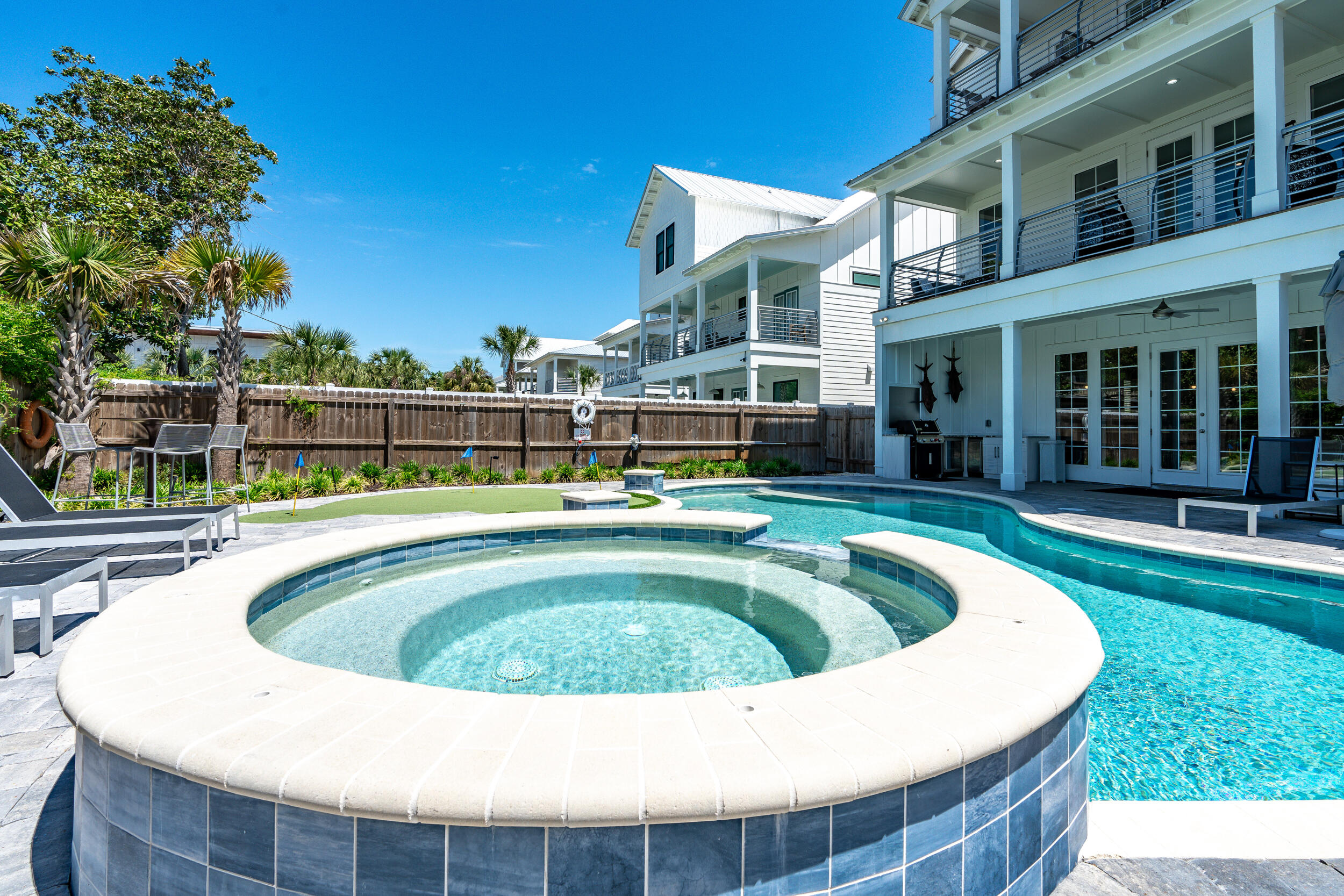88 Pompano Street Destin, FL 32541 - Photo 4 of 109 a view of outdoor space yard swimming pool and patio