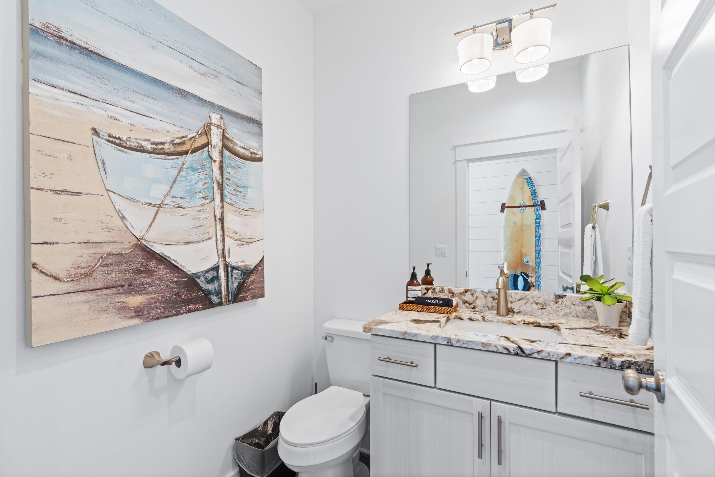 88 Pompano Street Destin, FL 32541 - Photo 54 of 109 Second Floor Half Bathroom