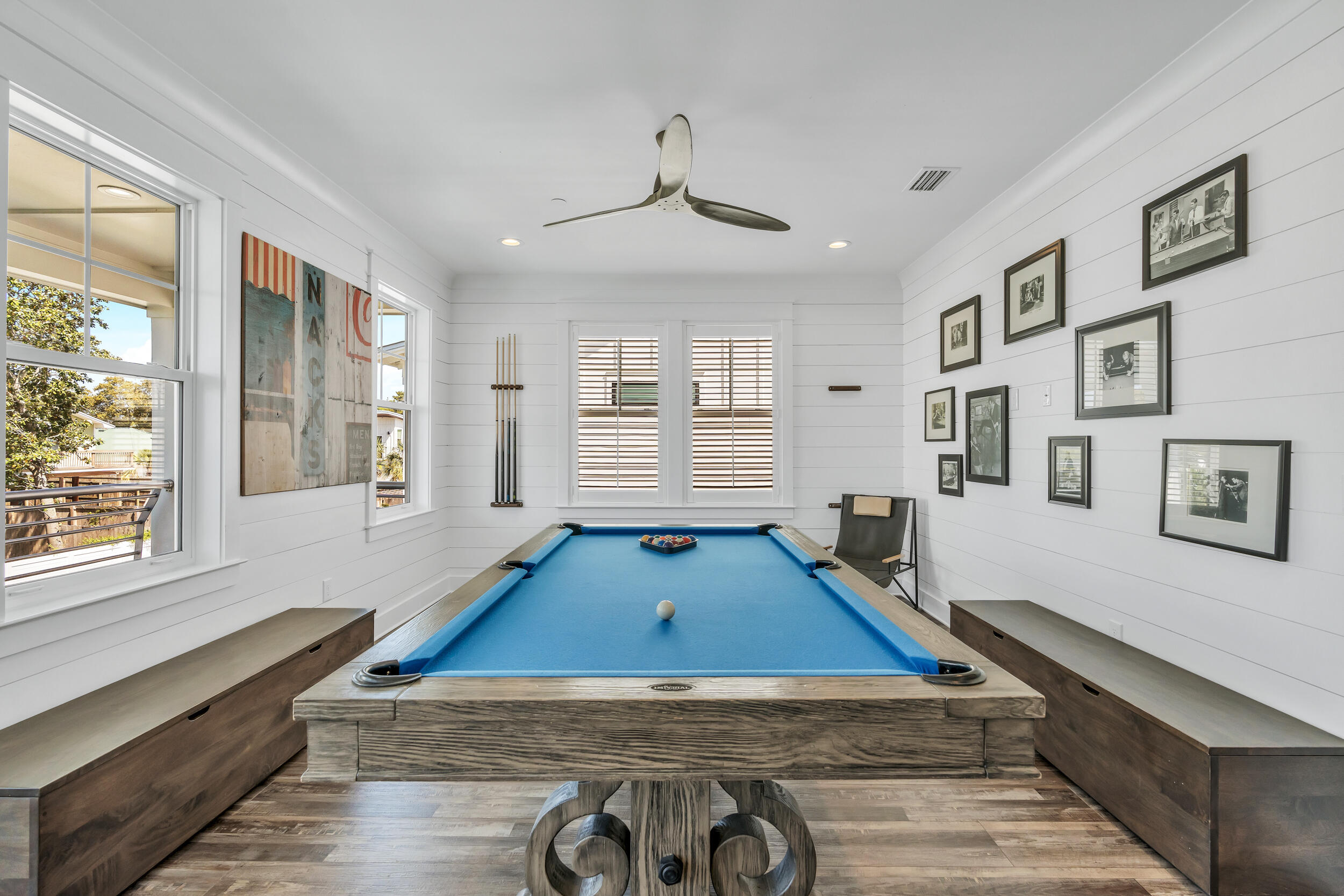 88 Pompano Street Destin, FL 32541 - Photo 70 of 109 a room with pool table and windows