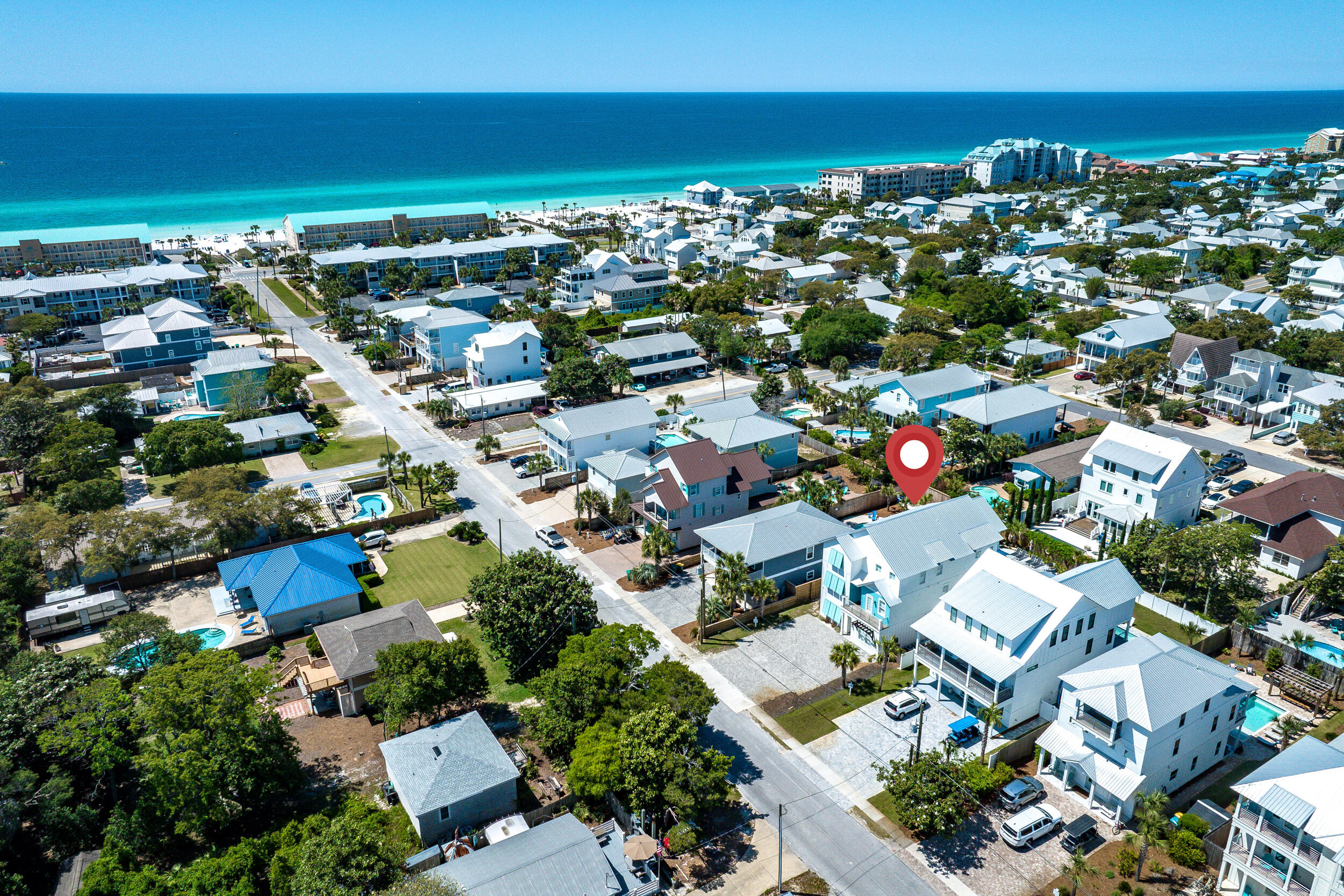 88 Pompano Street Destin, FL 32541 - Photo 9 of 109 an aerial view of multiple house