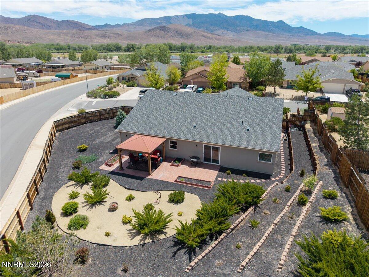 104 Bethpage Road Dayton, NV 89403 - Photo 63 of 65 an aerial view of residential houses with outdoor space