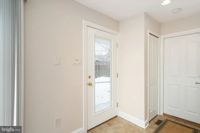 a view of an empty room