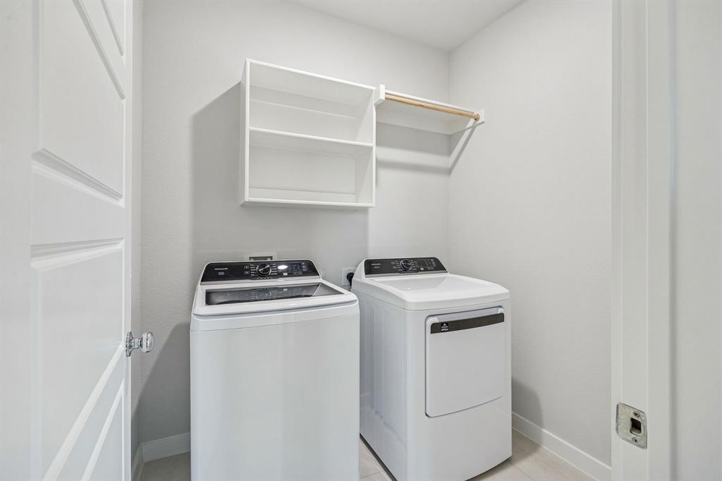 1132 Del Rio Drive Lavon, TX 75166 - Photo 27 of 39 Utility Room in the Stanley II home plan by Trophy Signature Homes – REPRESENTATIVE PHOTO