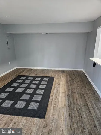 a view of wooden floor in a room
