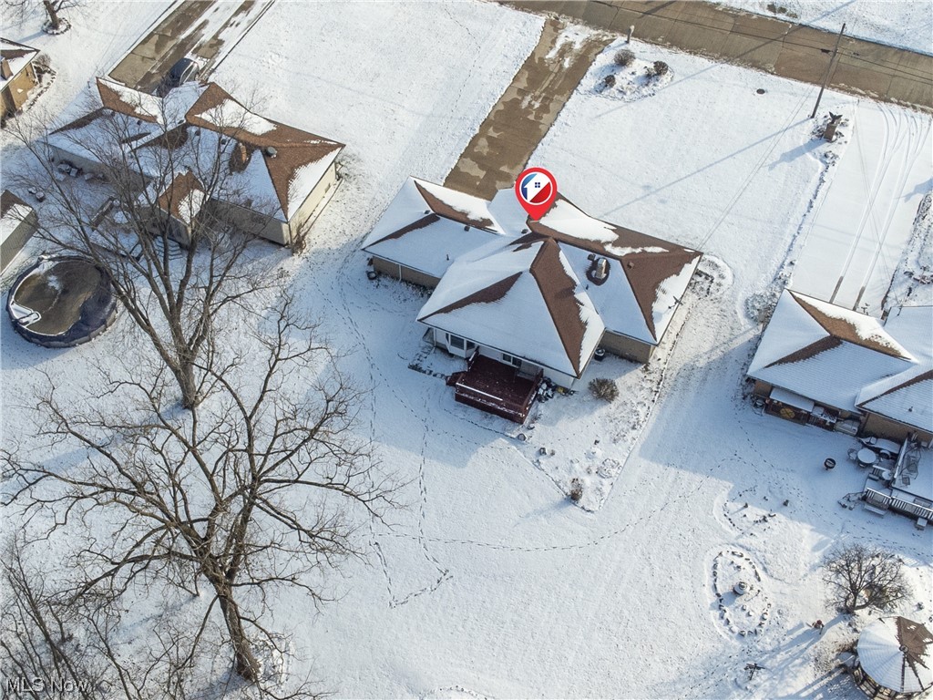 3711 Ruth Drive Brunswick, OH 44212 - Photo 31 of 35 View of snowy aerial view