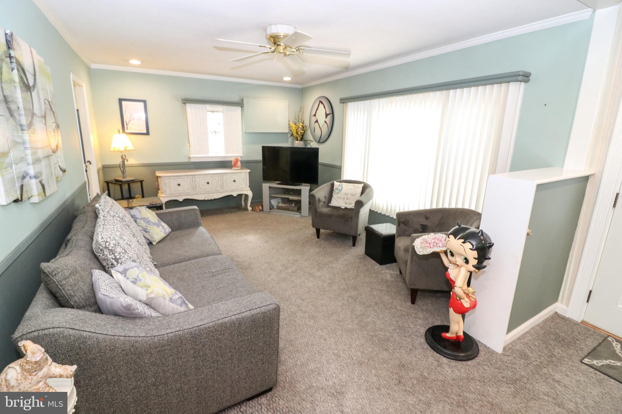 208 Andover Road Fairless Hills, PA 19030 - Photo 4 of 24 Spacious Living Room with Picture Window