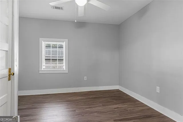 wooden floor in an empty room