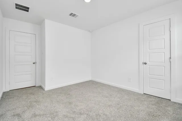 a view of an empty room