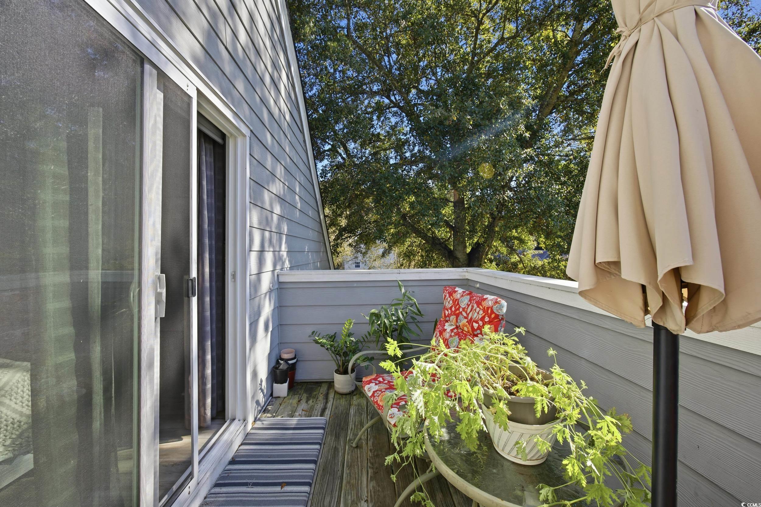 1200 Benna Drive, Unit 1C Myrtle Beach, SC 29577 - Photo 25 of 37 View of balcony