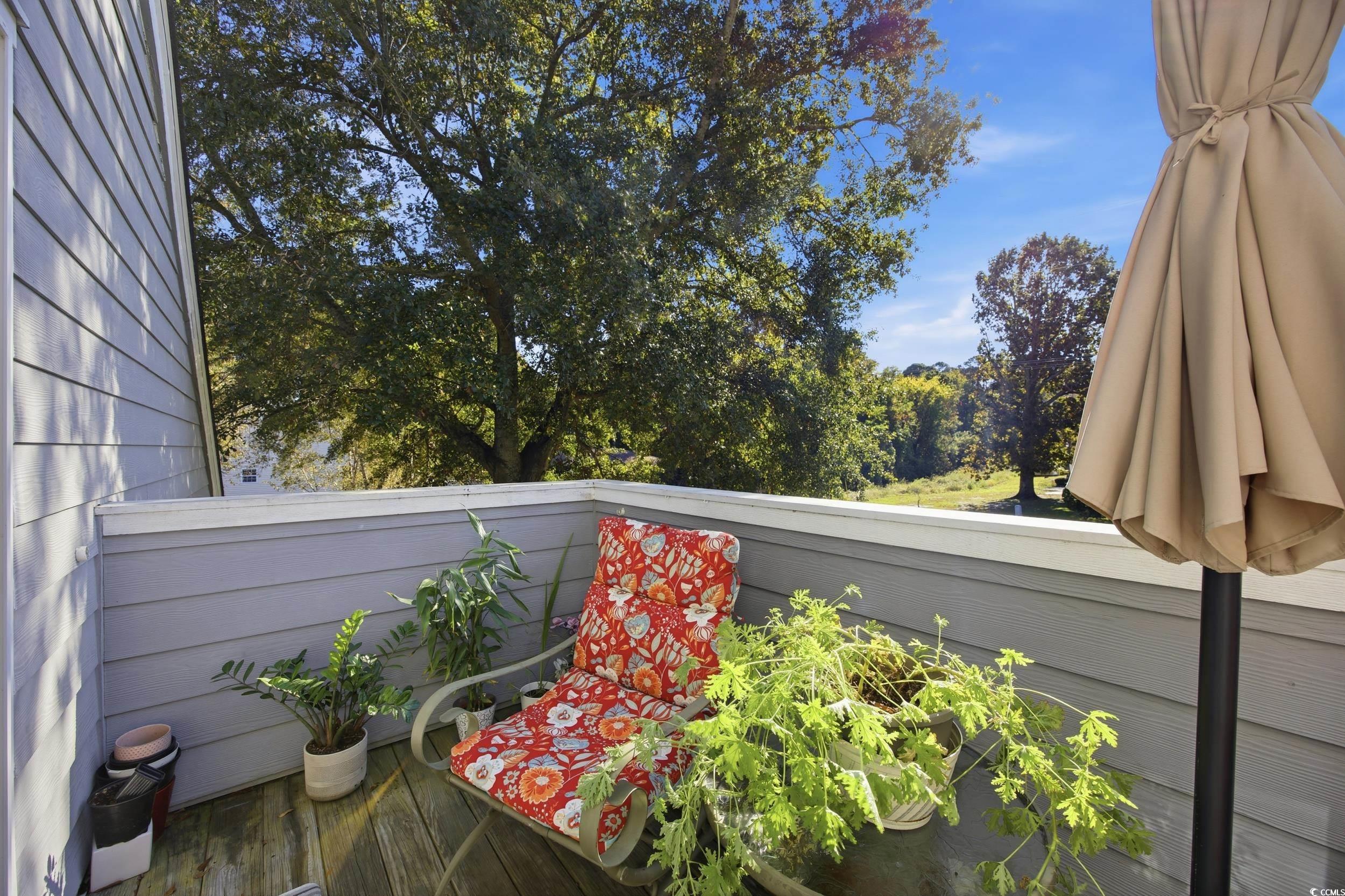 1200 Benna Drive, Unit 1C Myrtle Beach, SC 29577 - Photo 26 of 37 View of balcony