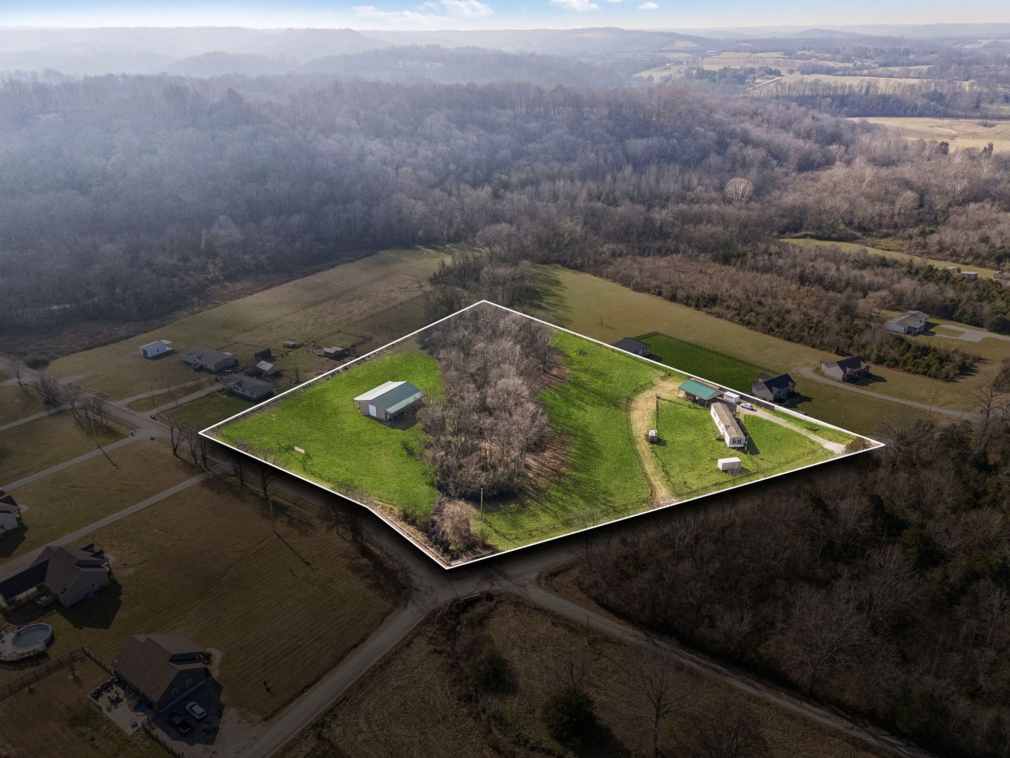 3118 McKibbon Road Culleoka, TN 38451 - Photo 29 of 31 a view of a backyard